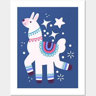 Llama Posters and Art